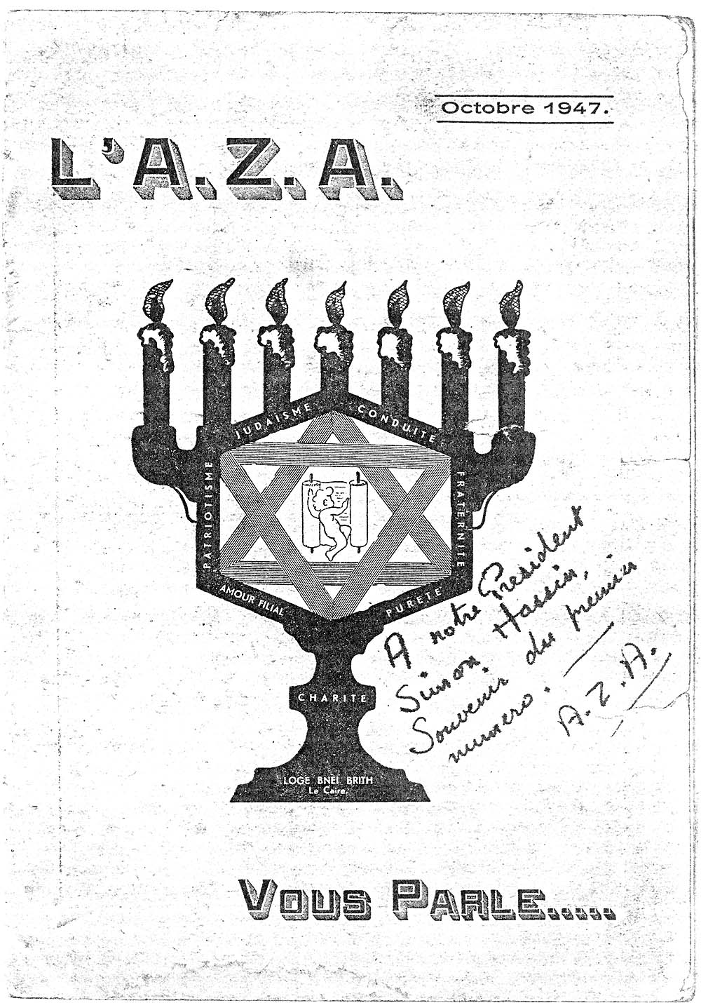 AZA Bulletin cover page 