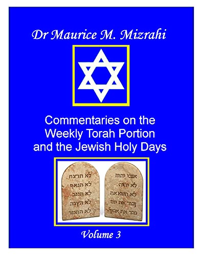 Commentaries on the Weekly Torah Portion and the Jewish Holy Days, Volume 3