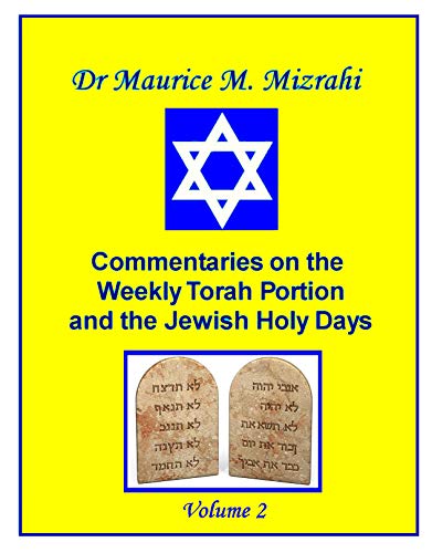Commentaries on the Weekly Torah Portion and the Jewish Holy Days, Volume 2