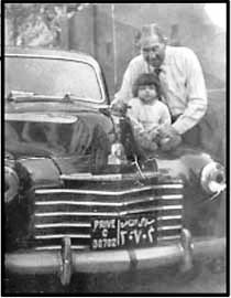 Lucette Lagnado as a child with her father 